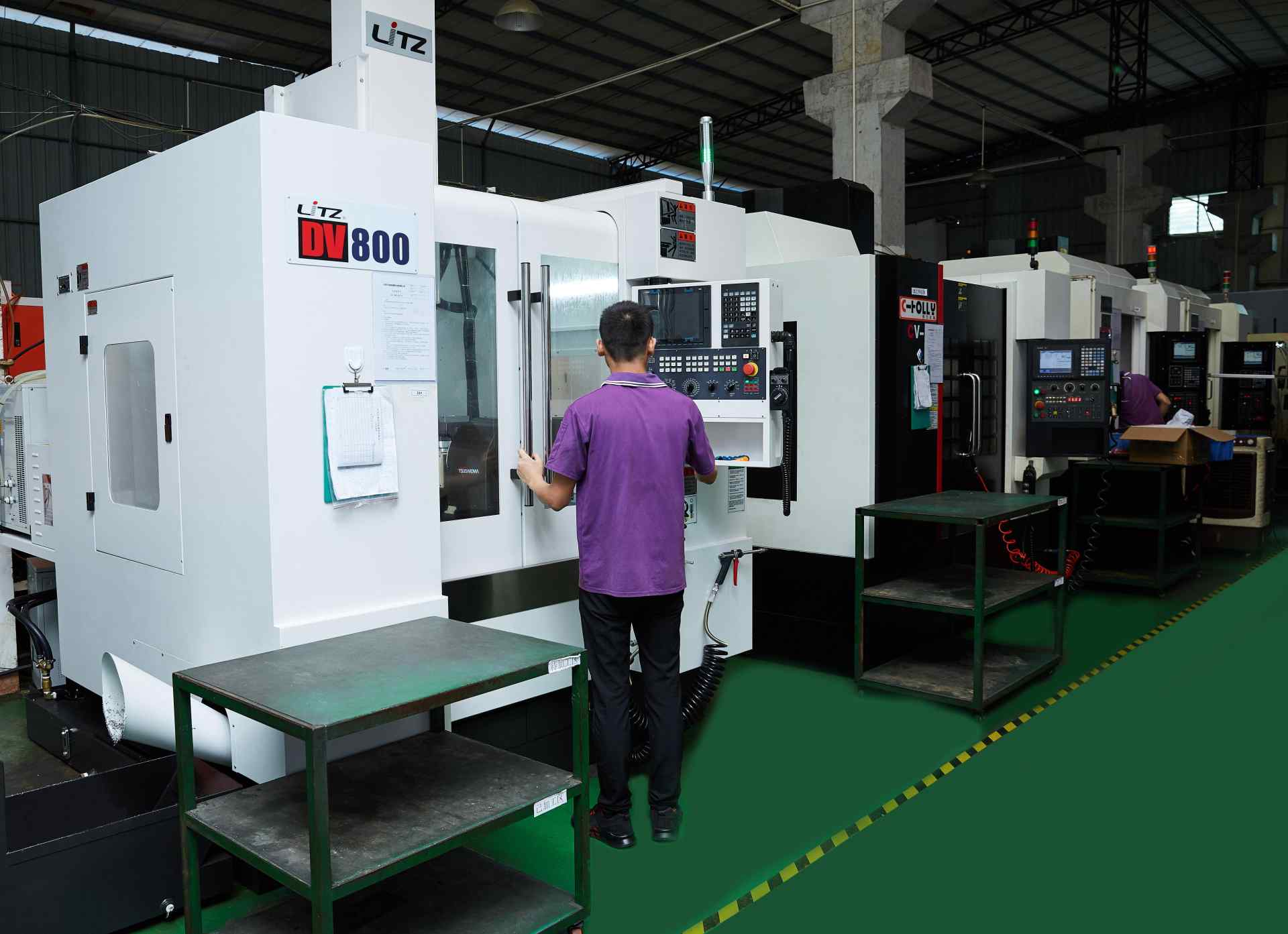3 axis,4 axis, and 5 axis CNC Machining workshop of CNC Machining China factory